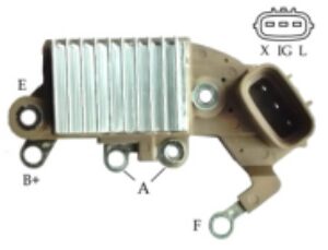 ZK440 Regulador voltaje para alternador chinos 12v
